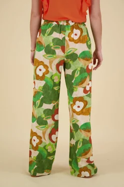 Pantalon met Print Groen