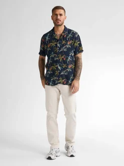 Polo AOP Blauw
