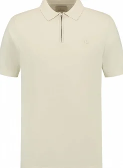 Polo Dorian Zip Grijs
