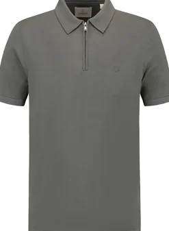 Polo Dorian Zip  Groen