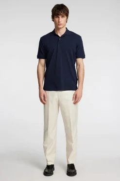 Polo Paul Jacquard Blauw