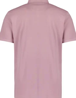 Polo Pique Garment Dyed Paars