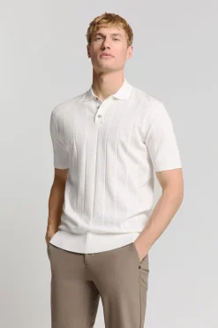 Polo Pullover Wit