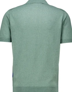 Polo Pullover Zip up Groen
