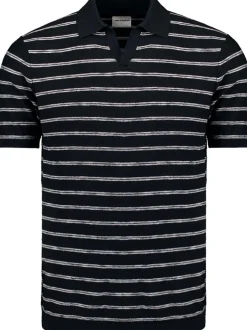 Polo Stripe Blauw