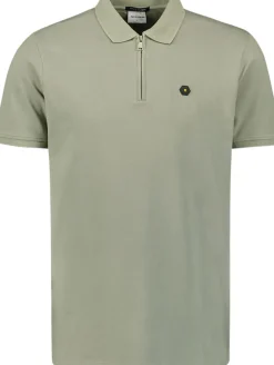 Polo Zip Grijs