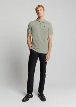 Polo Zip Grijs