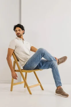 Poloshirt Beige