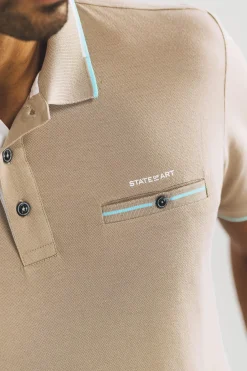 Poloshirt Beige