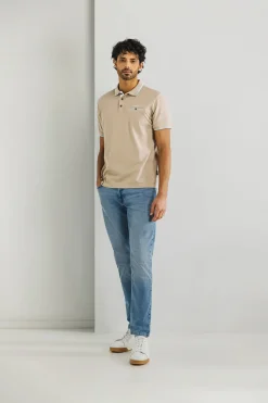 Poloshirt Beige