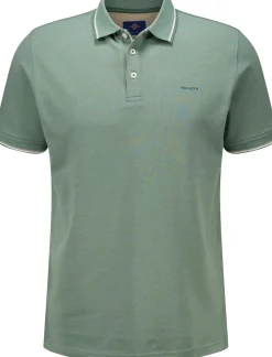 Poloshirt 2-tone Oxford Groen