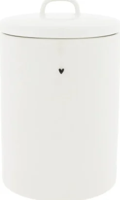 Pot Large Heart Wit