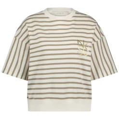 Pullover Lotte Stripe  Bruin