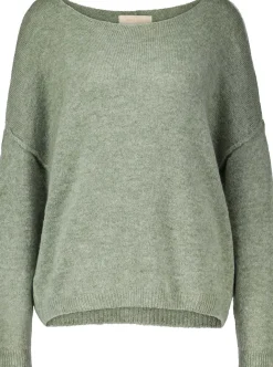 Pullover Mik Mohair Groen