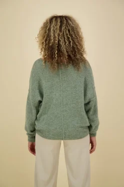 Pullover Mik Mohair Groen