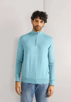 Pullover Sportzip Pl Blauw