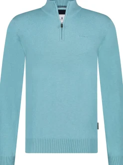 Pullover Sportzip Pl Blauw