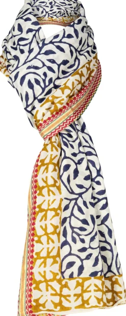 shawl Blauw