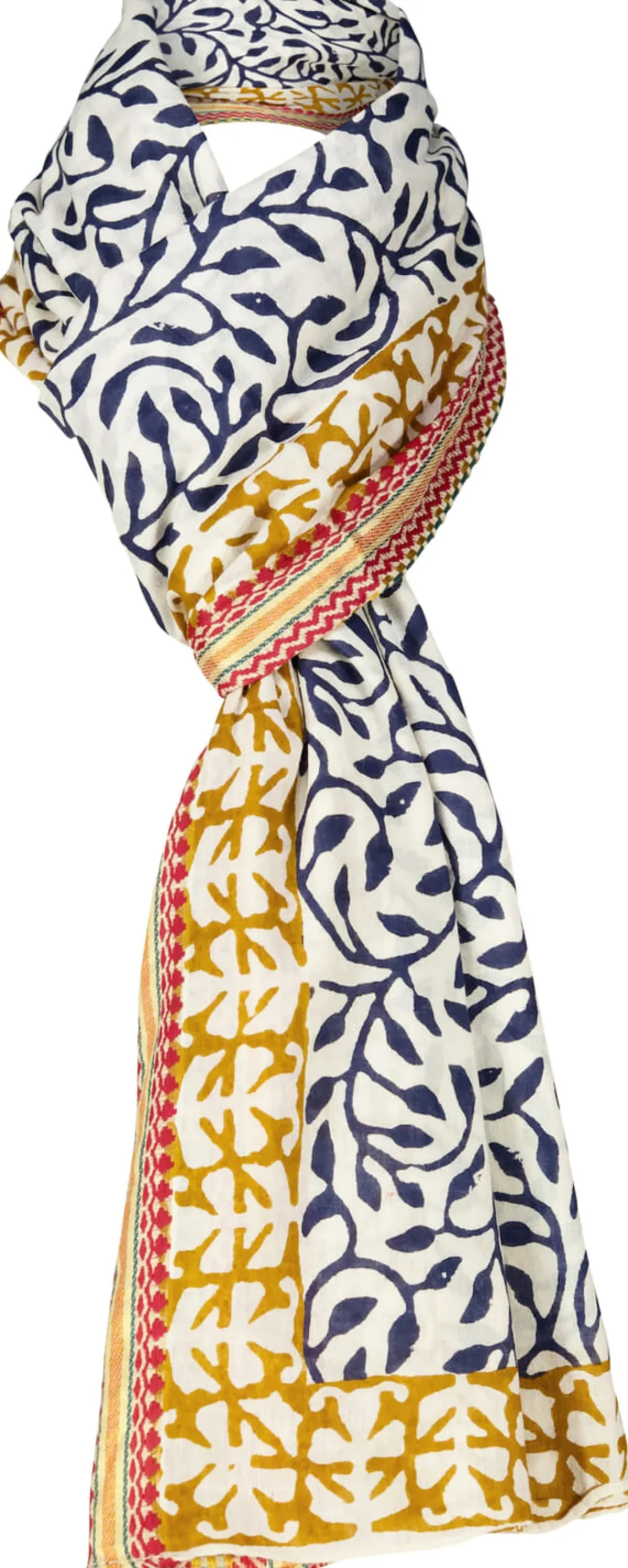 shawl Blauw