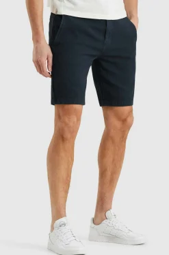 Short Chino Structure Blauw