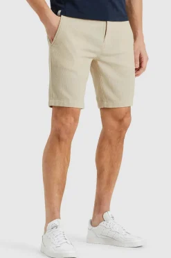 Short Chino Structure Grijs