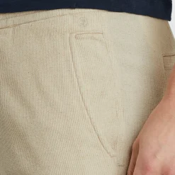 Short Chino Structure Grijs