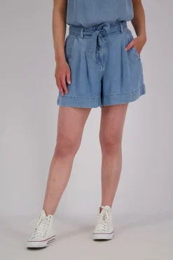 Short Faya Blauw