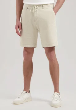 Short Logan Lt. Wide Ribcord Grijs