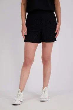 Short Merida Crochet Zwart