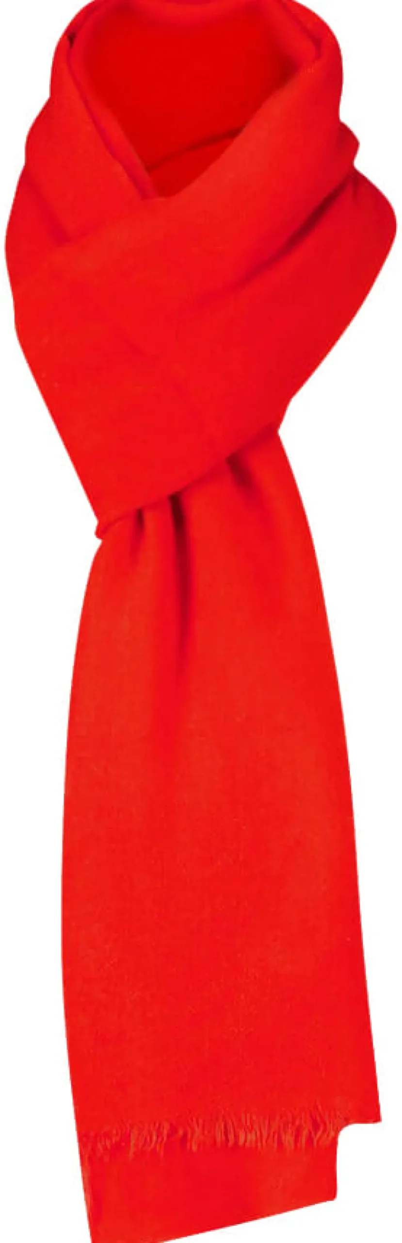 Sjaal in zachte garen Rood