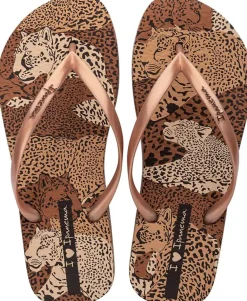 Slippers Animal Print Beige