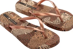 Slippers Animal Print Beige
