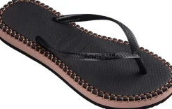 Slippers Flatform Zwart