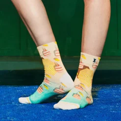Sokken Kort Macaron Bamboo Multi