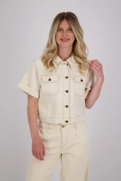Spijkerjas Lette Beige