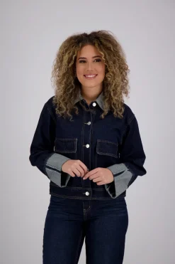 Spijkerjas Maria Blauw