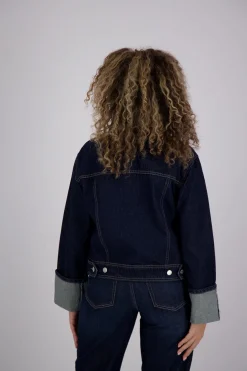 Spijkerjas Maria Blauw