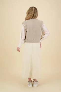 Spijkerok Phelina Ida Beige