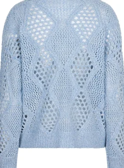 Sweater Ajour Blauw