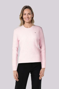 Sweater Cable Roze