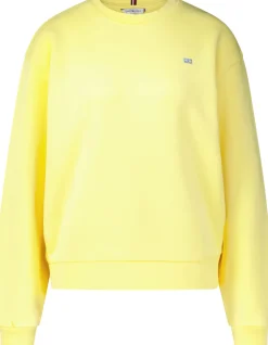 Sweater Contrast Flag Geel