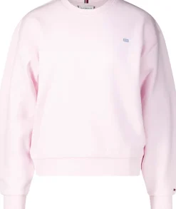 Sweater Contrast Flag Roze