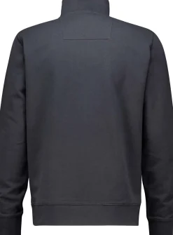 Sweater Core Logo Henley Blauw