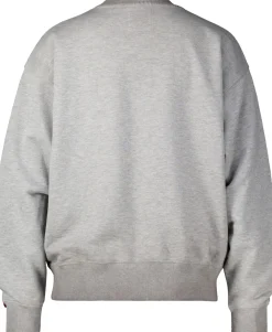 Sweater Embellished Varsity Grijs