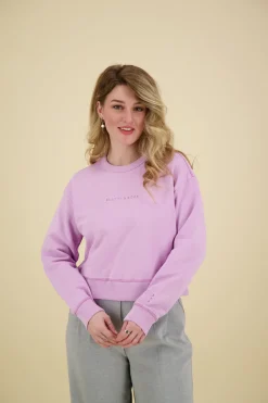 Sweater Flatlock Rood