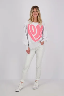 Sweater Love Grijs