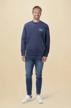 Sweater Monotype Label Blauw