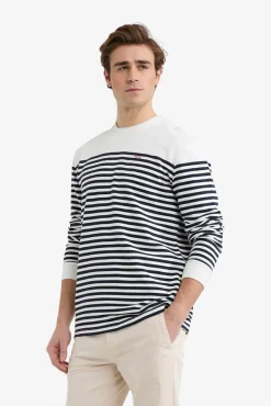 Sweater Streep Blauw