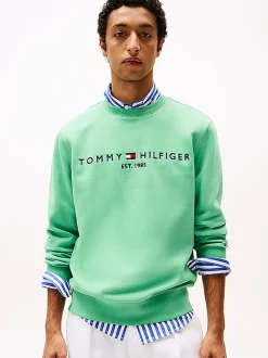 Sweater Tommy Logo Groen