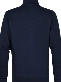 Sweater Zip Blauw